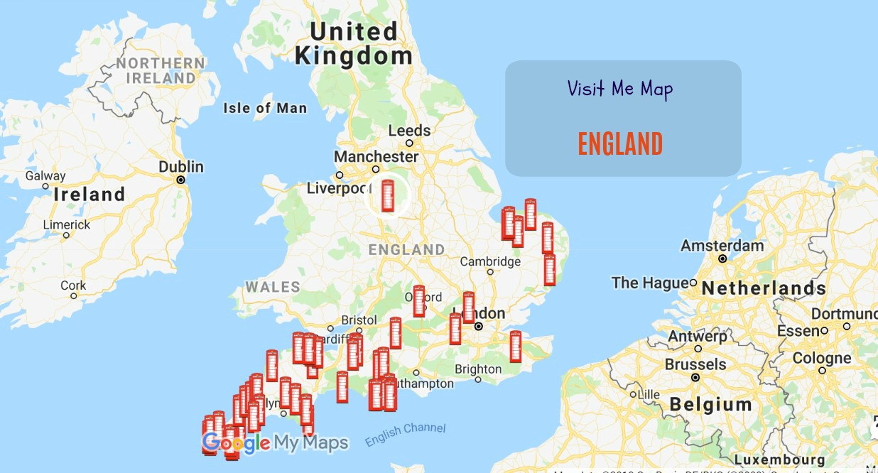 Visit Me Map: England